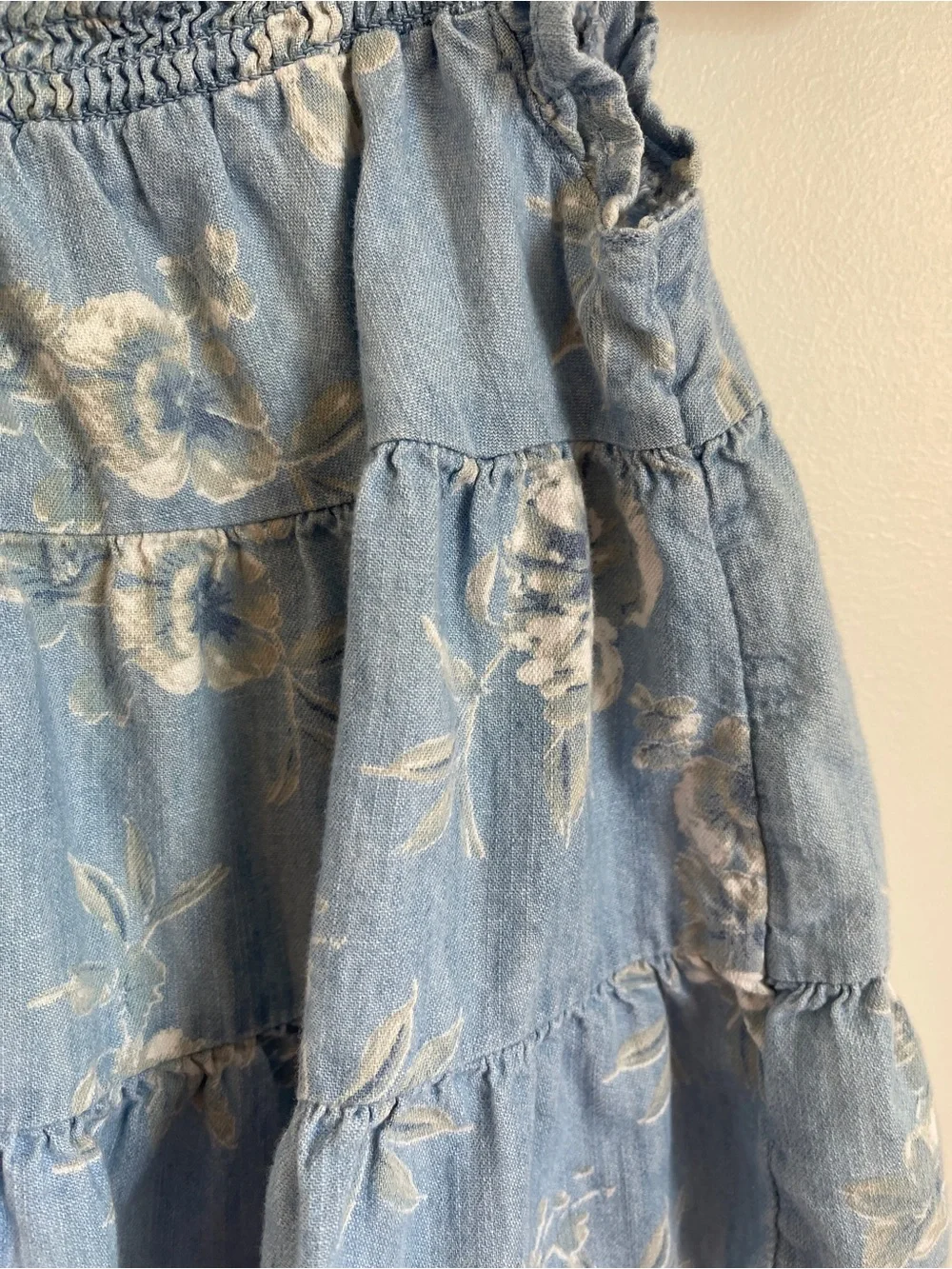 Old Navy‎ Light Blue Floral Baby Dress